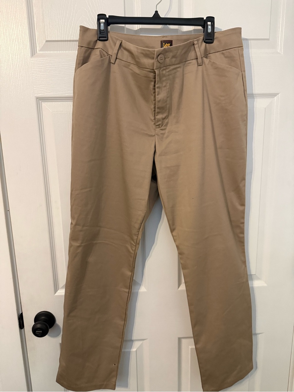 Lee Classic Straight Khaki Pants - Tan